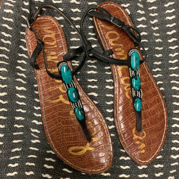 Sam Edelman Shoes - Sam Edelman Kiley stone beaded sandal size 10